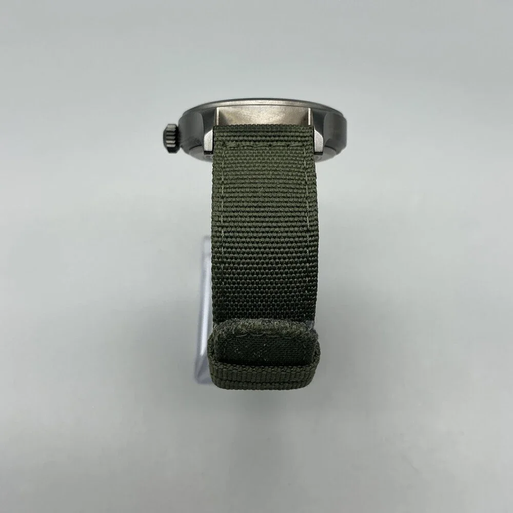 Timex Expedition Scout Indiglo Mens Watch 40mm Black Dial Green Band New Battery